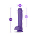 Au Naturel Bold Big John Dildo 11 In. Purple - SexToy.com