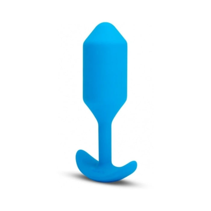 B-vibe Vibrating Snug Plug 3 Blue - SexToy.com