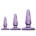 B Yours 3-piece Anal Trainer Kit Purple Swirl - SexToy.com