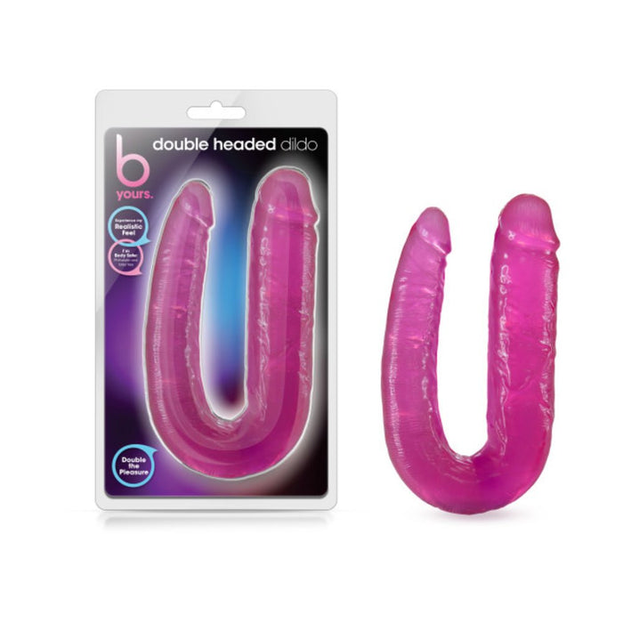 B Yours Double Headed Dildo Pink | SexToy.com