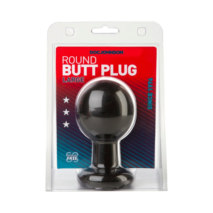 Ball Shape Anal Plug Large Black - SexToy.com