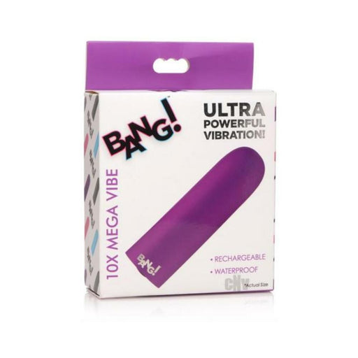 Bang 10x Recharge Vibe Bullet Purple - SexToy.com