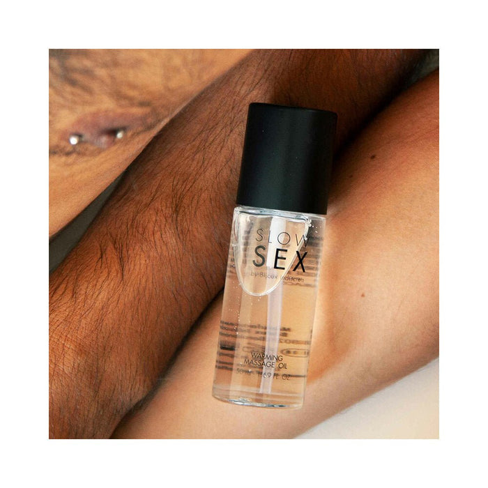 Bijoux Indiscrets Slow Sex Warming Massage Oil 1.69 Oz. - SexToy.com