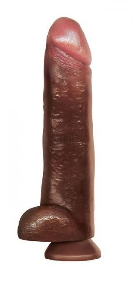 Blackout 13 inches Realistic Cock & Balls Brown | SexToy.com