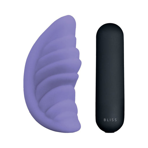 Bliss Shell With Rechargeable Bullet  Purple  10 Function  Waterproof | SexToy.com