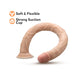 Blush Dr. Skin 19 In. Dildo With Suction Cup Beige - SexToy.com
