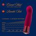 Blush Oh My Gem Classy Rechargeable Warming Silicone G-spot Vibrator Garnet - SexToy.com