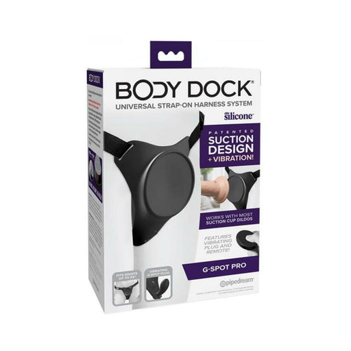 Body Dock G-spot Pro Vibrating Silicone Strap-on Harness - SexToy.com