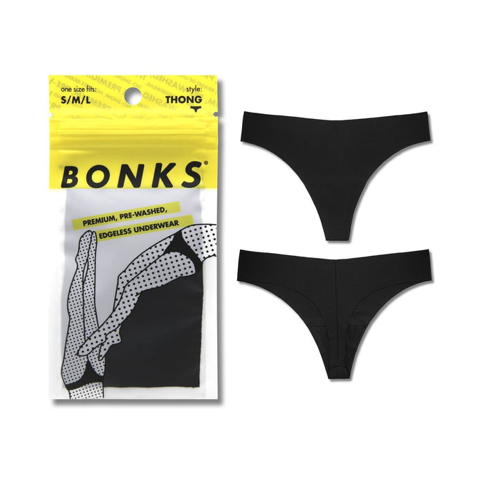 Bonks Black Magic Seamless Thong O/s - SexToy.com