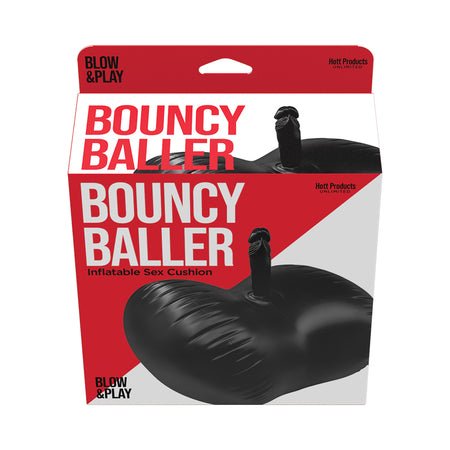 Bouncy Baller Inflatable Cushion W Dildo W/Foot Pump - SexToy.com