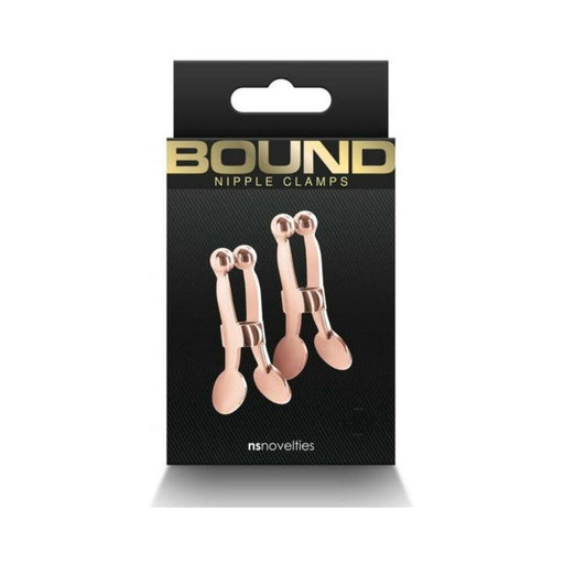 Bound Nipple Clamps C1 Rose Gold - SexToy.com