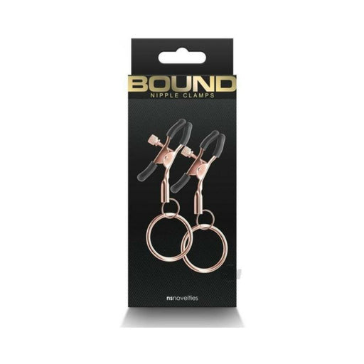 Bound Nipple Clamps C2 Rose Gold - SexToy.com