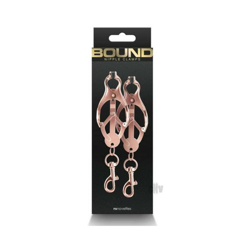 Bound Nipple Clamps C3 Rose Gold - SexToy.com