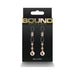Bound Nipple Clamps D1 Rose Gold - SexToy.com