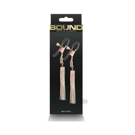 Bound Nipple Clamps D2 Rose Gold - SexToy.com