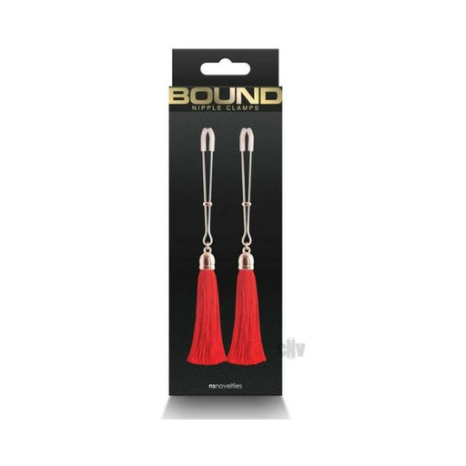Bound Nipple Clamps T1 Red - SexToy.com
