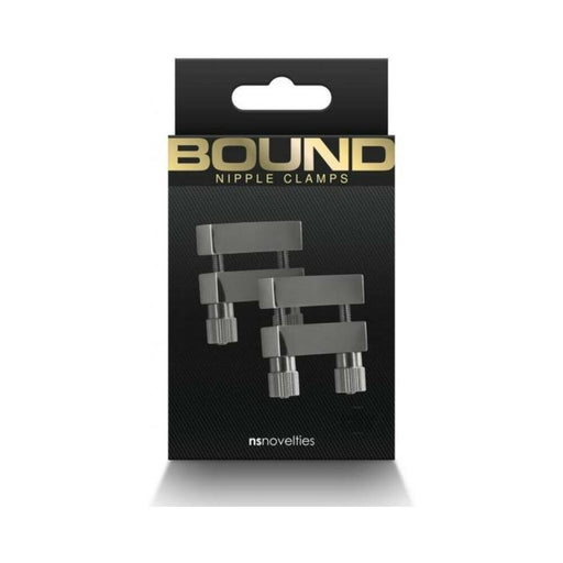 Bound Nipple Clamps V1 Gunmetal - SexToy.com