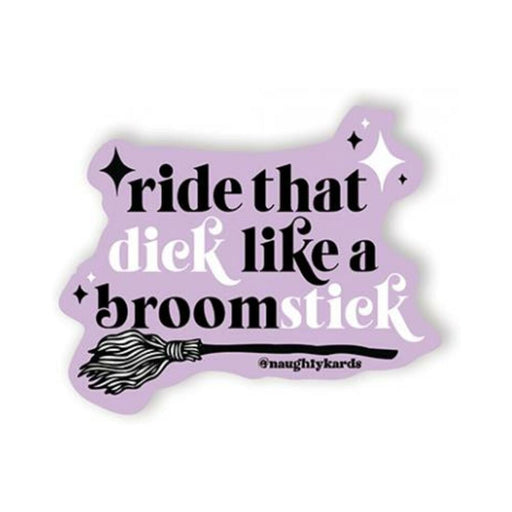 Broomstick Sticker - Pack Of 3 - SexToy.com