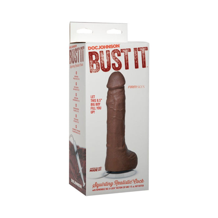 Bust It Squirting Realistic Cock Tan Dildo - SexToy.com