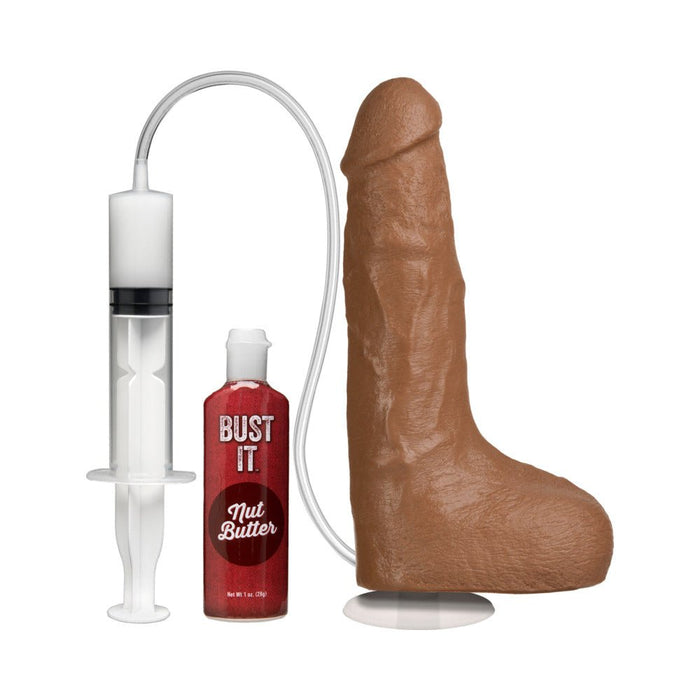 Bust It Squirting Realistic Cock Tan Dildo - SexToy.com