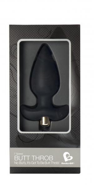 Butt Throb Black Vibrating Plug | SexToy.com