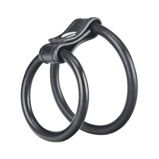C & B Gear Duo Cock And Ball Ring Black | SexToy.com