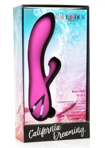 California Dreaming Malibu Minx Purple Rabbit Vibrator | SexToy.com