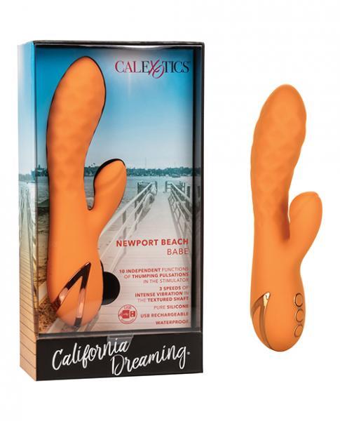 California Dreaming Newport Beach Babe Orange Vibrator | SexToy.com