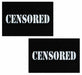Censored Bar Black Pasties O/S | SexToy.com