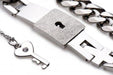 Chained Locking Bracelet And Key Necklace Couples Set | SexToy.com