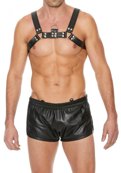 Chest Bulldog Harness - Black/black - S/m | SexToy.com