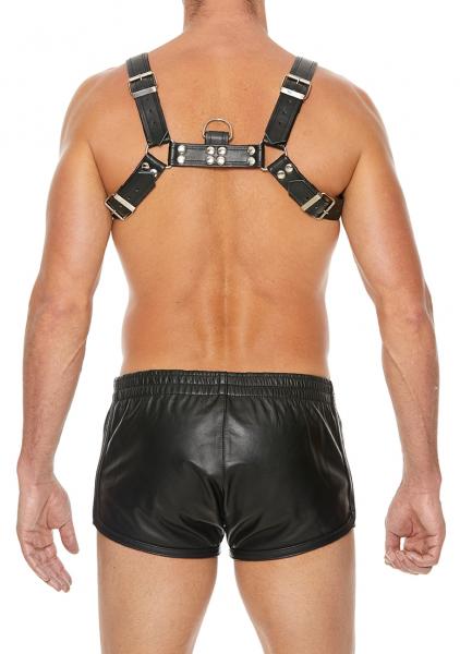 Chest Bulldog Harness - Black/black - S/m | SexToy.com