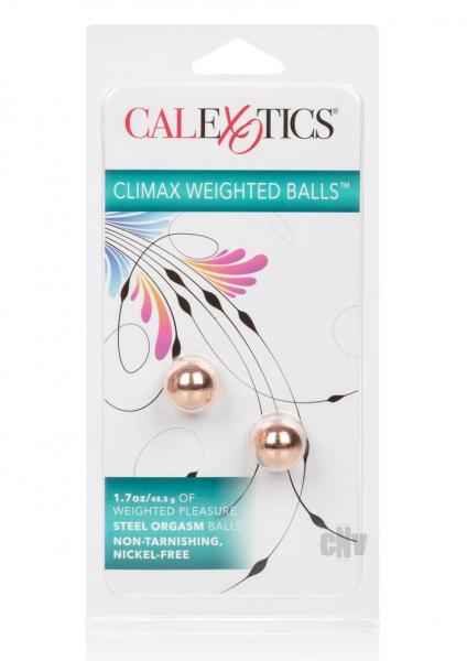 Climax Weighted Balls Stainless Steel Gold | SexToy.com