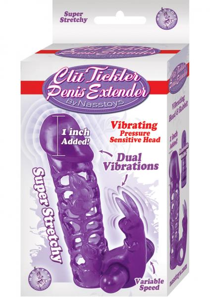Clit Tickler Penis Extender Vibrating Sleeve | SexToy.com