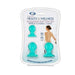 Cloud 9 Health & Wellness Nipple & Clitoral Massager Suction Set Teal - SexToy.com