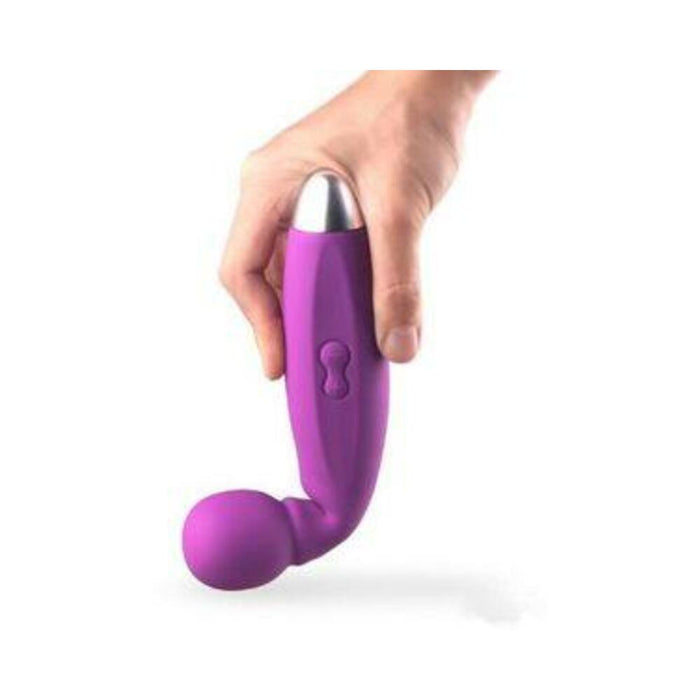 Cloud 9 Health & Wellness Wand Kit 9 Function Flexible Head Purple - SexToy.com