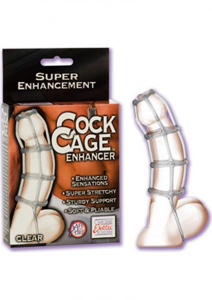 Cock Cage Enhancer 4.5 Inch - Clear | SexToy.com