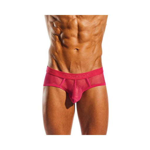 Cocksox Mesh Contour Pouch Sports Brief Fresia Pink Md - SexToy.com