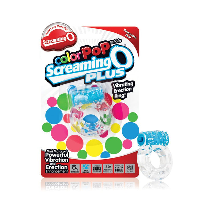 Color Pop Quickie Screaming O Plus Erection Ring | SexToy.com