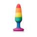 Colours Pride Edition Pleasure Plug Small Rainbow | SexToy.com