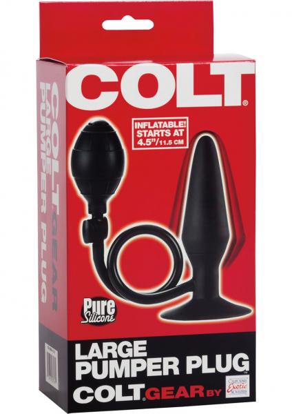 Colt Large Pumper Plug Butt Plug Black | SexToy.com