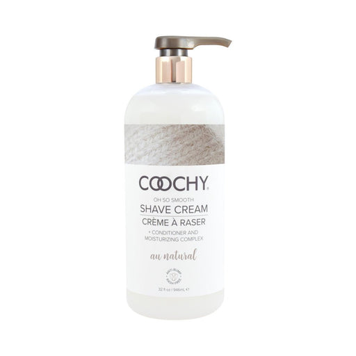 Coochy Shave Cream Au Natural 32 Oz. - SexToy.com