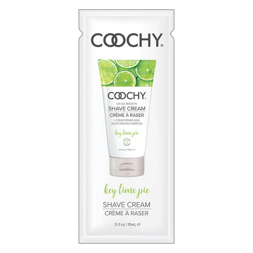 Coochy Shave Cream-Key Lime Pie 15ml Foil - SexToy.com