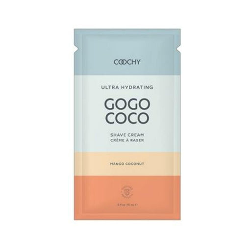 Coochy Ultra Hydrating Shave Cream Mango Coconut .35 Fl Oz./10 Ml Foil 24-piece Bulk Bag | SexToy.com