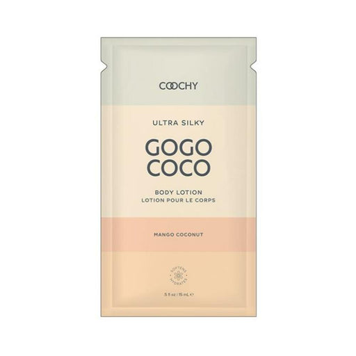 Coochy Ultra Silky Body Lotion Foil - .35 Oz Mango Coconut - SexToy.com