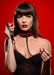 Crimson Tied Collar With Leash Red Black | SexToy.com