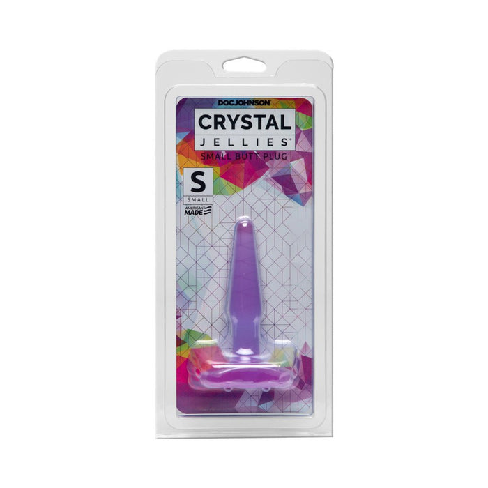 Crystal Jellies Butt Plug Purple Small - SexToy.com