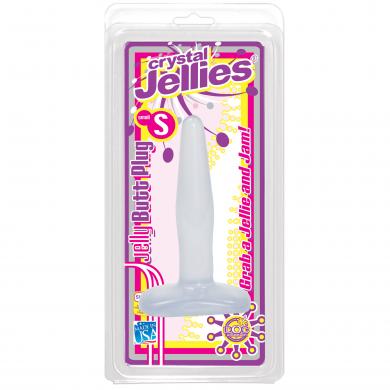 Crystal Jellies Jelly Butt Plug Small - Clear | SexToy.com