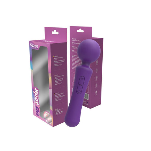 Curious Spot On Rechargeable Wand Purple - SexToy.com