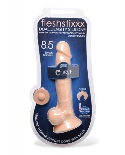 Curve Novelties Fleshstixxx 8.5" Dildo W/balls - Flesh | SexToy.com